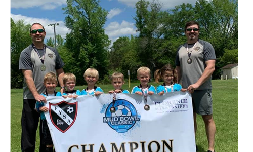 2021 FYSA Mud Bowl U6 Champions - NWRAA Sharks